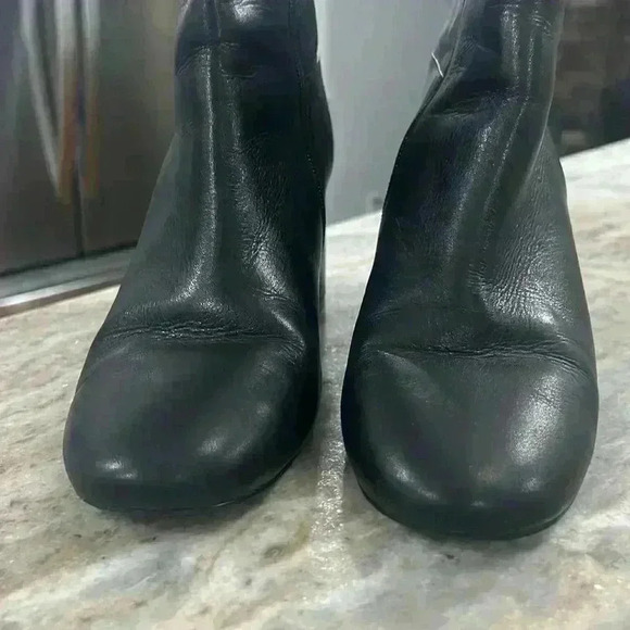 Cole Haan Women's Grand High Heel Boots leather Black Size 11B zip up inside - Picture 9 of 11